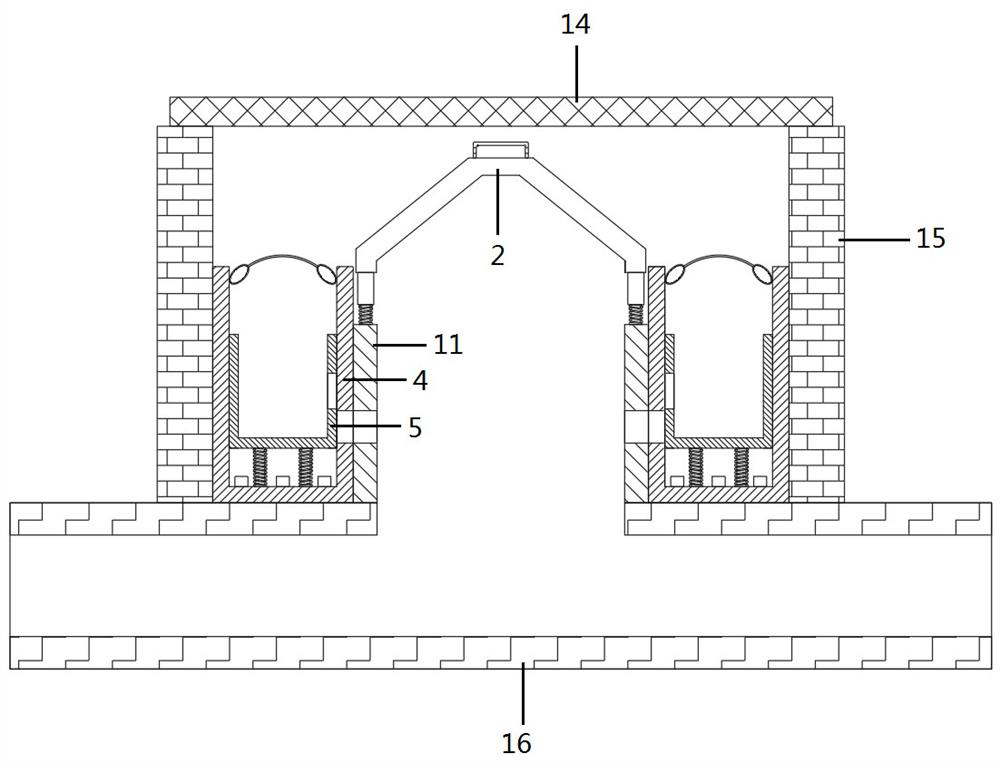 Municipal road drainage anti-blocking system