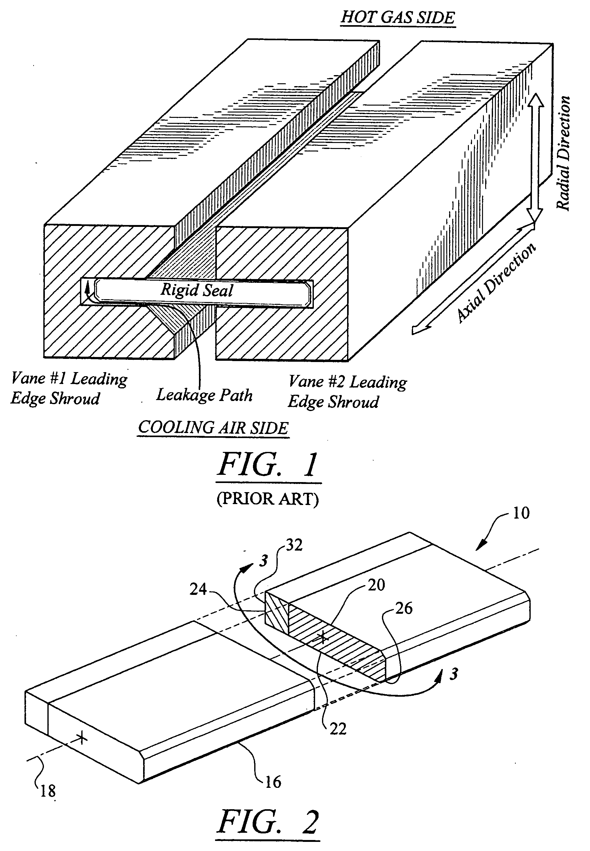 Seal usable between thermally movable components