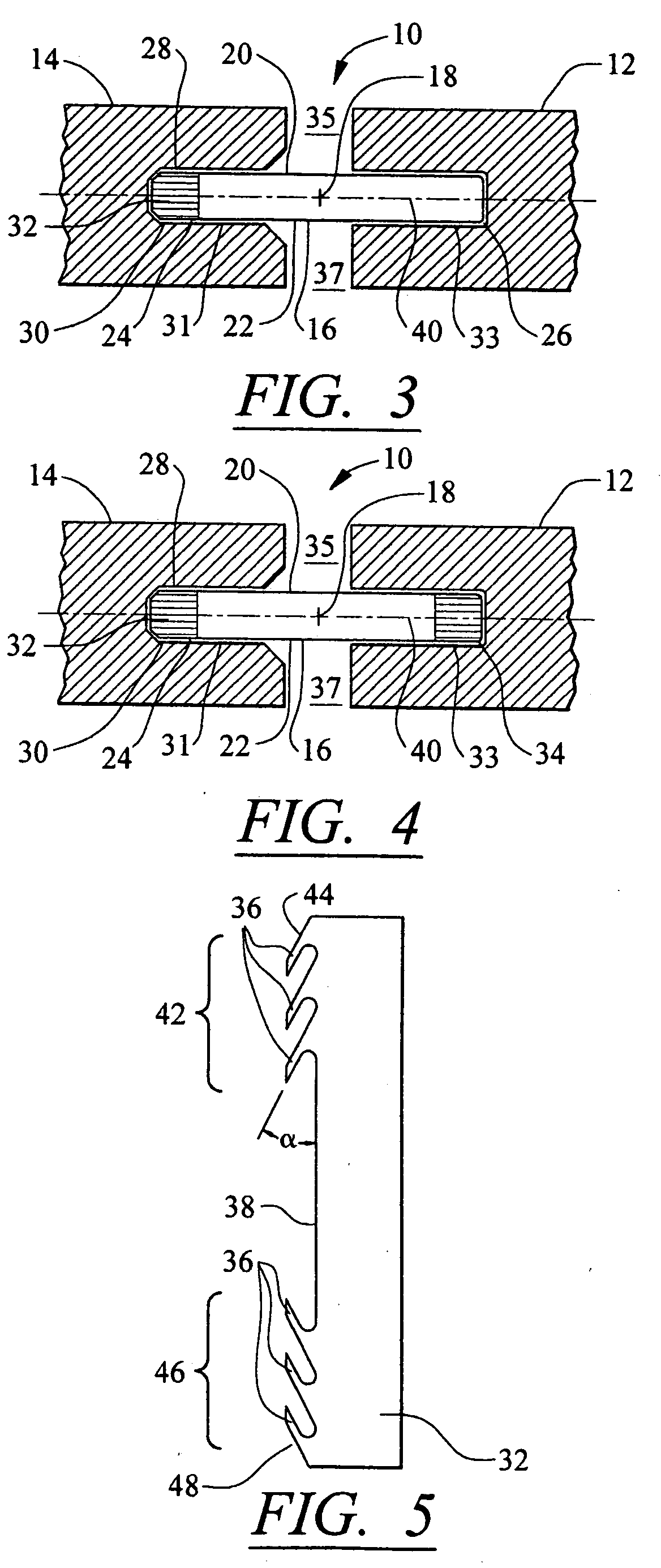 Seal usable between thermally movable components