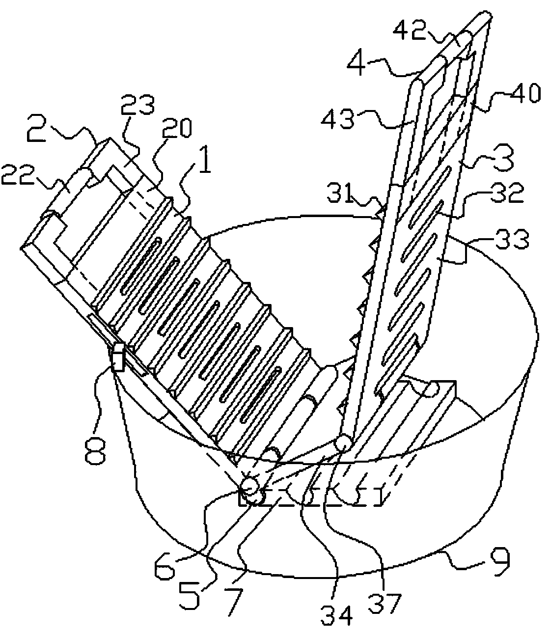 Manual clothes washing device