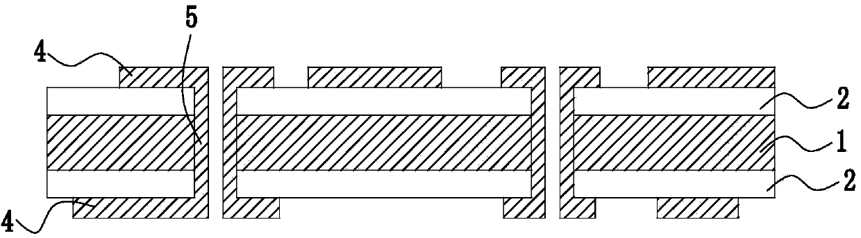 Composite type ultra-thin non-core substrate and manufacturing method thereof