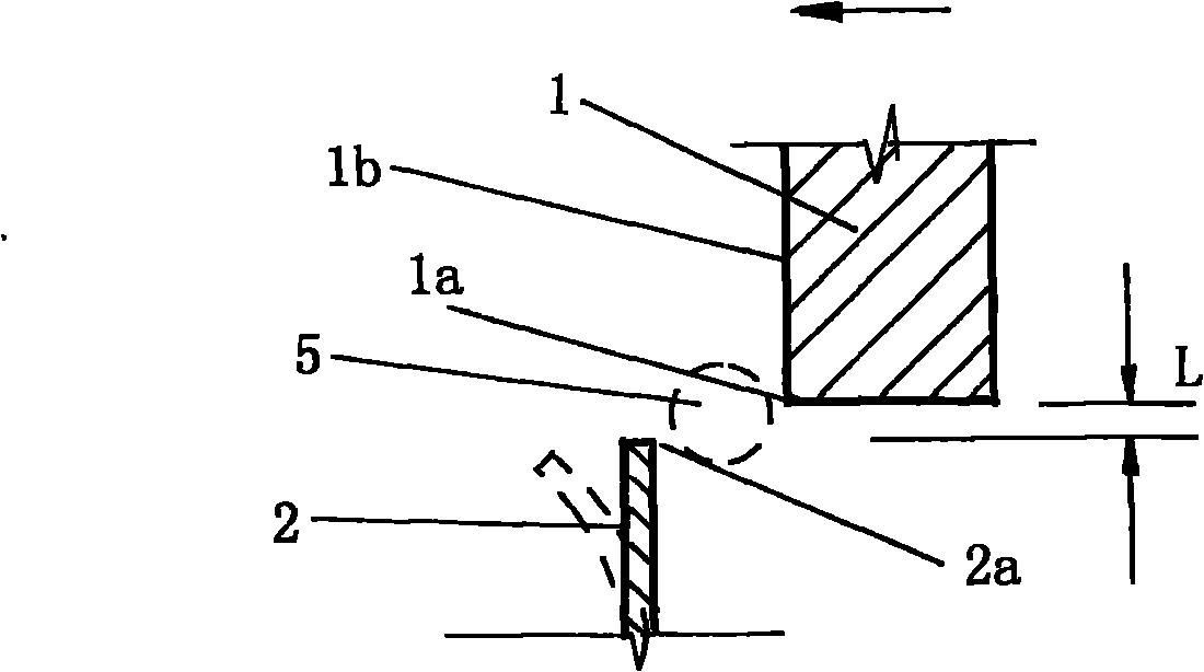 Shear type pulverizing cutter structure of food processor