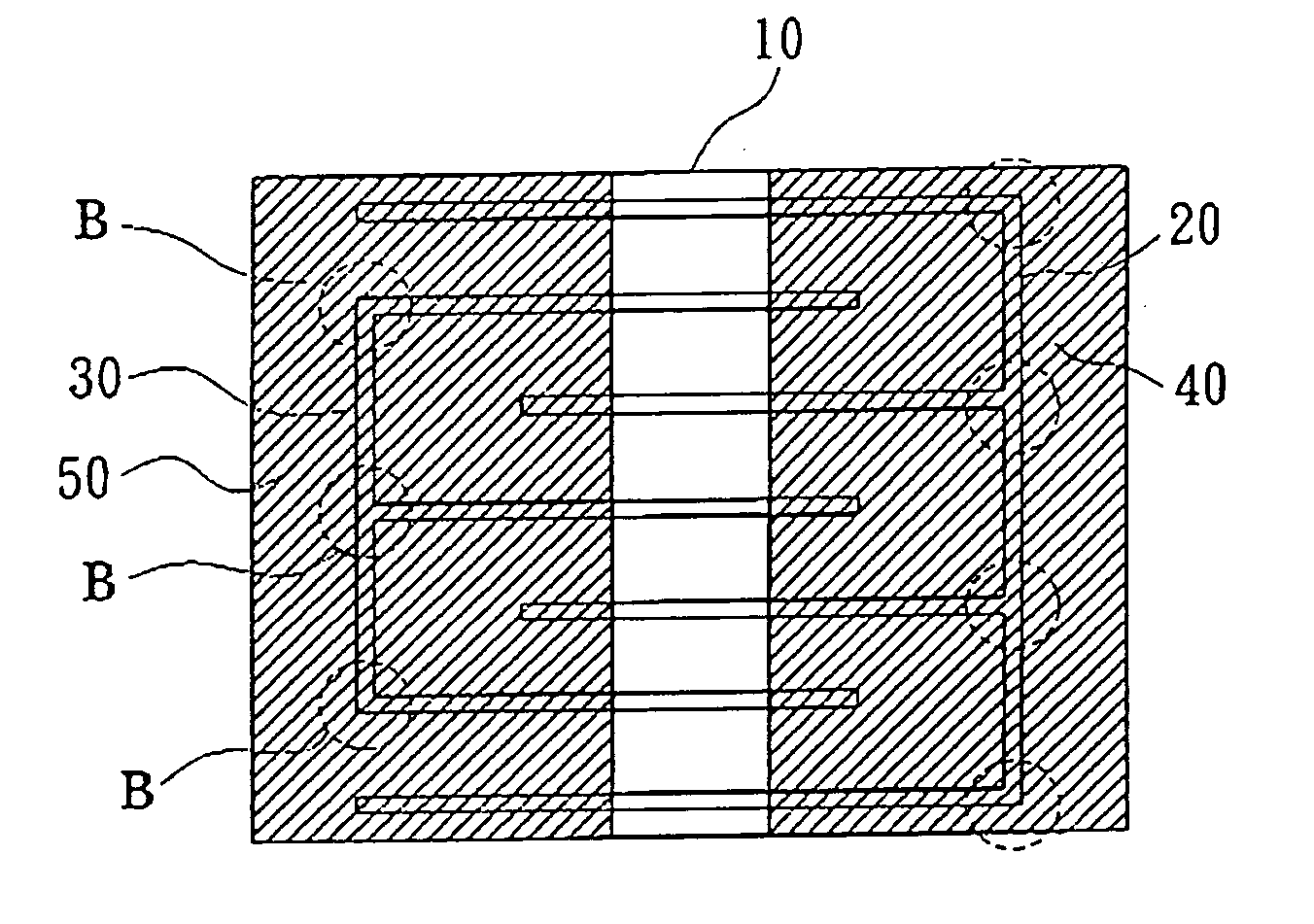 Light emitting diode chip with large heat dispensing and illuminating area