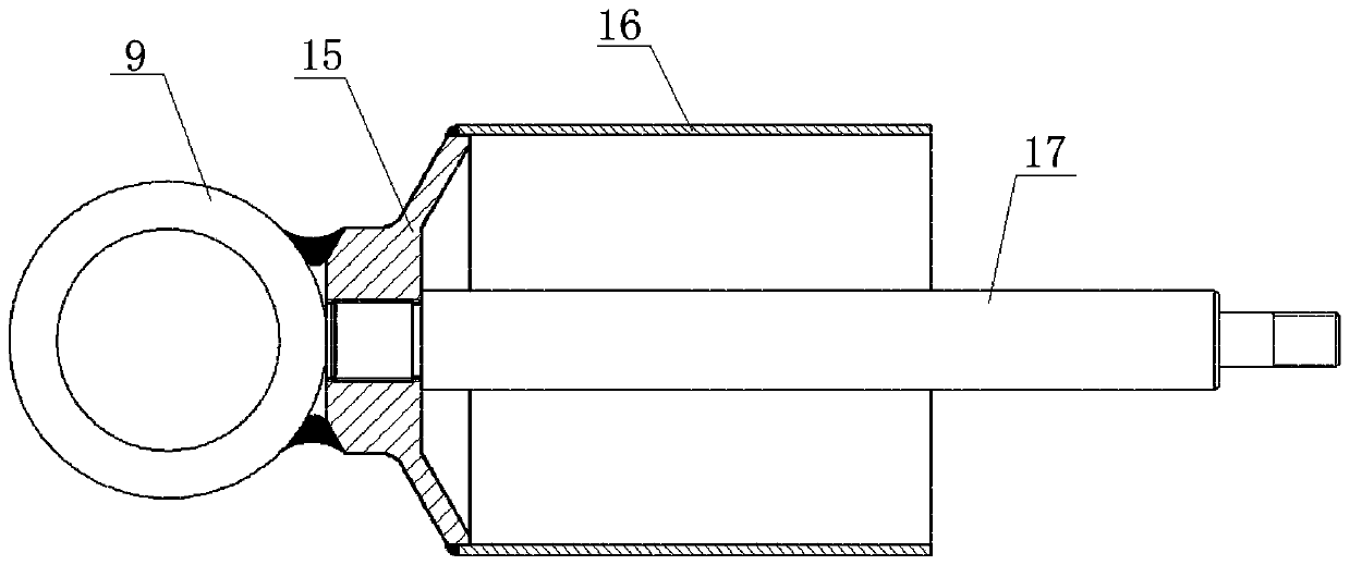 Lining press fitting device and press fitting method