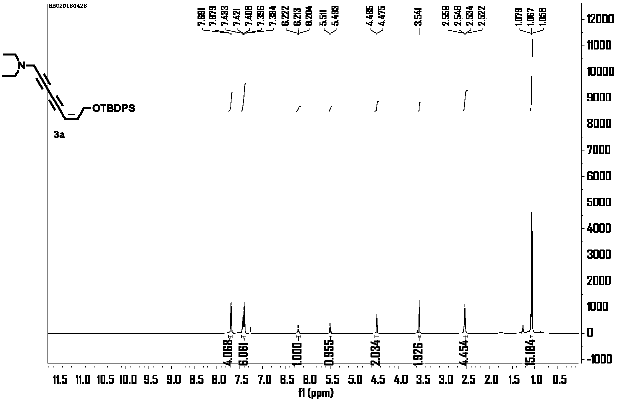 A kind of 8-amino-4,6-diyn-1-alcohol compound and its preparation method and application