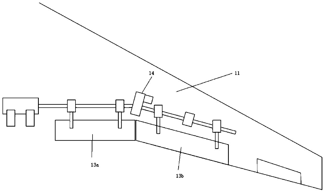 Flap and slat system