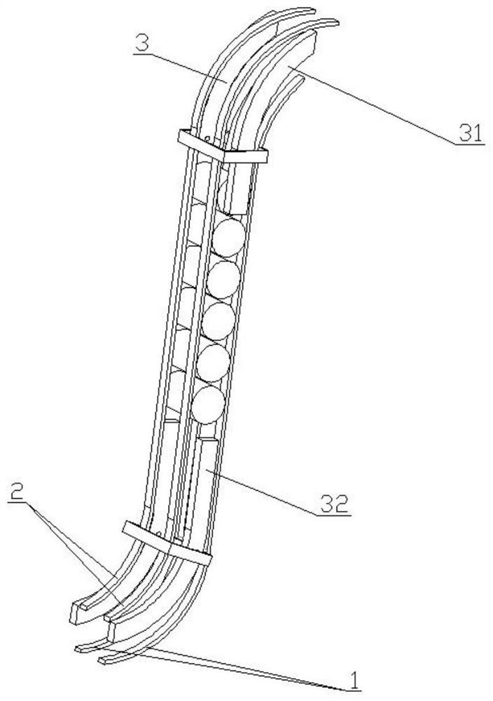 A rejection device applied to the slideway of a can stretching machine