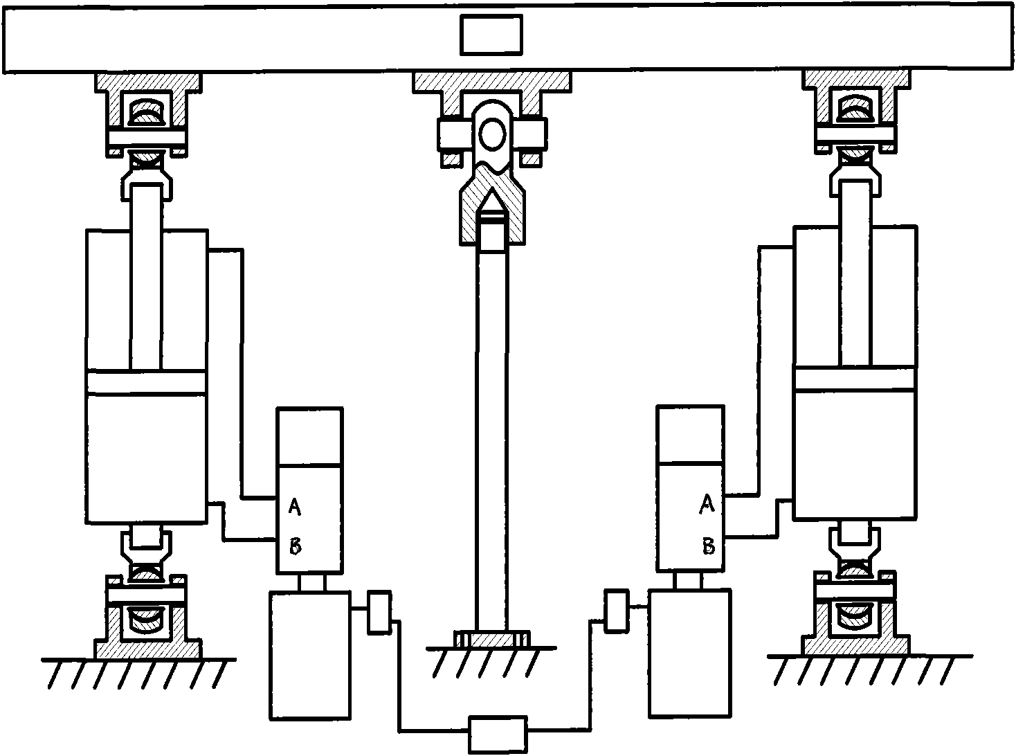 Real-time automatically leveled table and chair