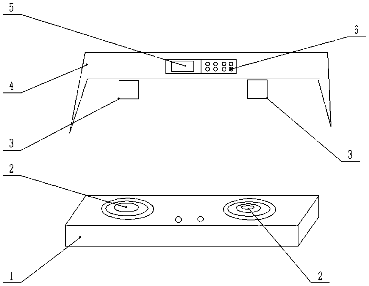 Empty-burning and dry-burning prevention control device of gas stove and gas stove