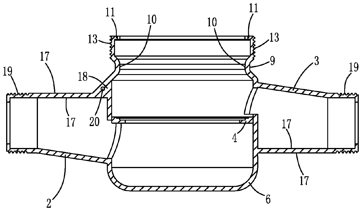 Water meter housing