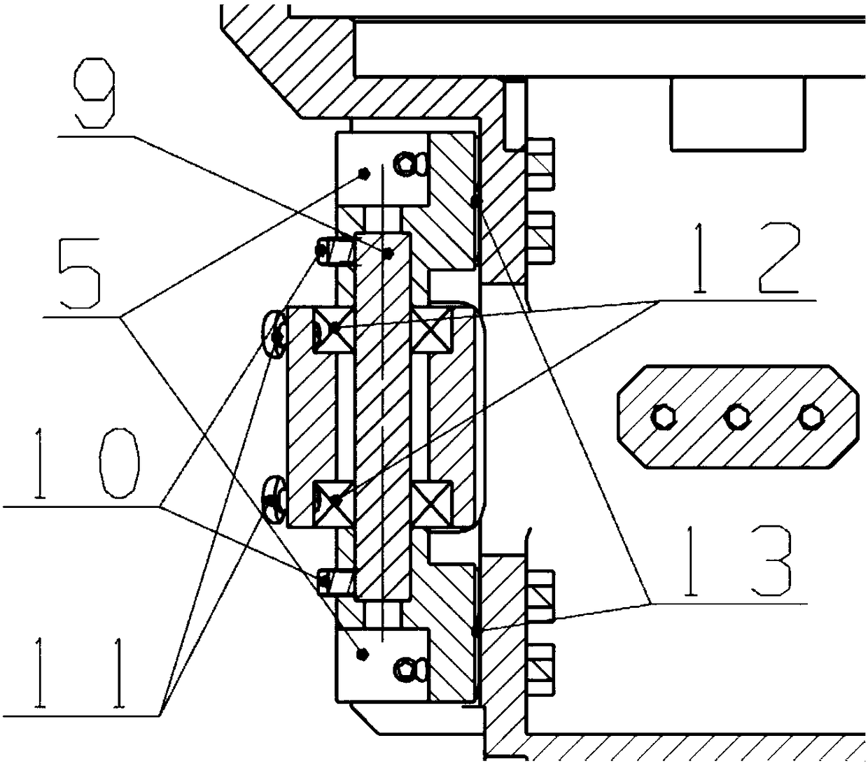 High-stability miniaturized infrared thermal imager field of view switching mechanism