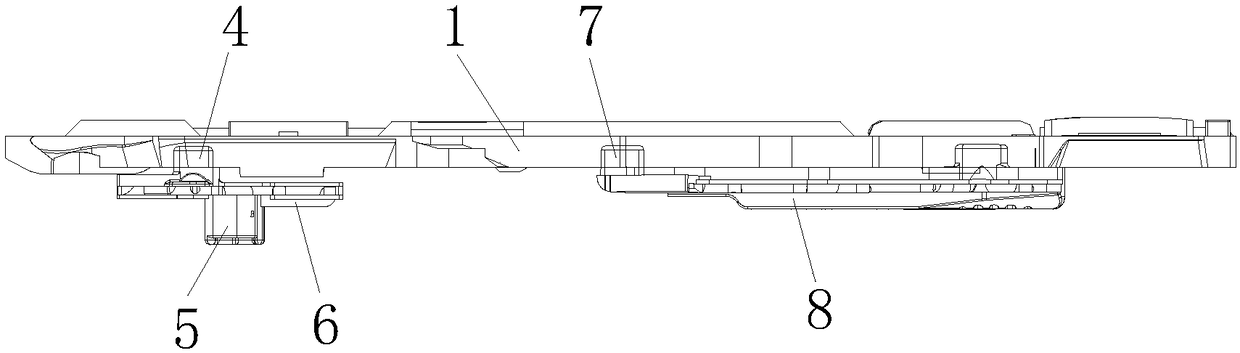 Automobile sunroof motion combination mechanism