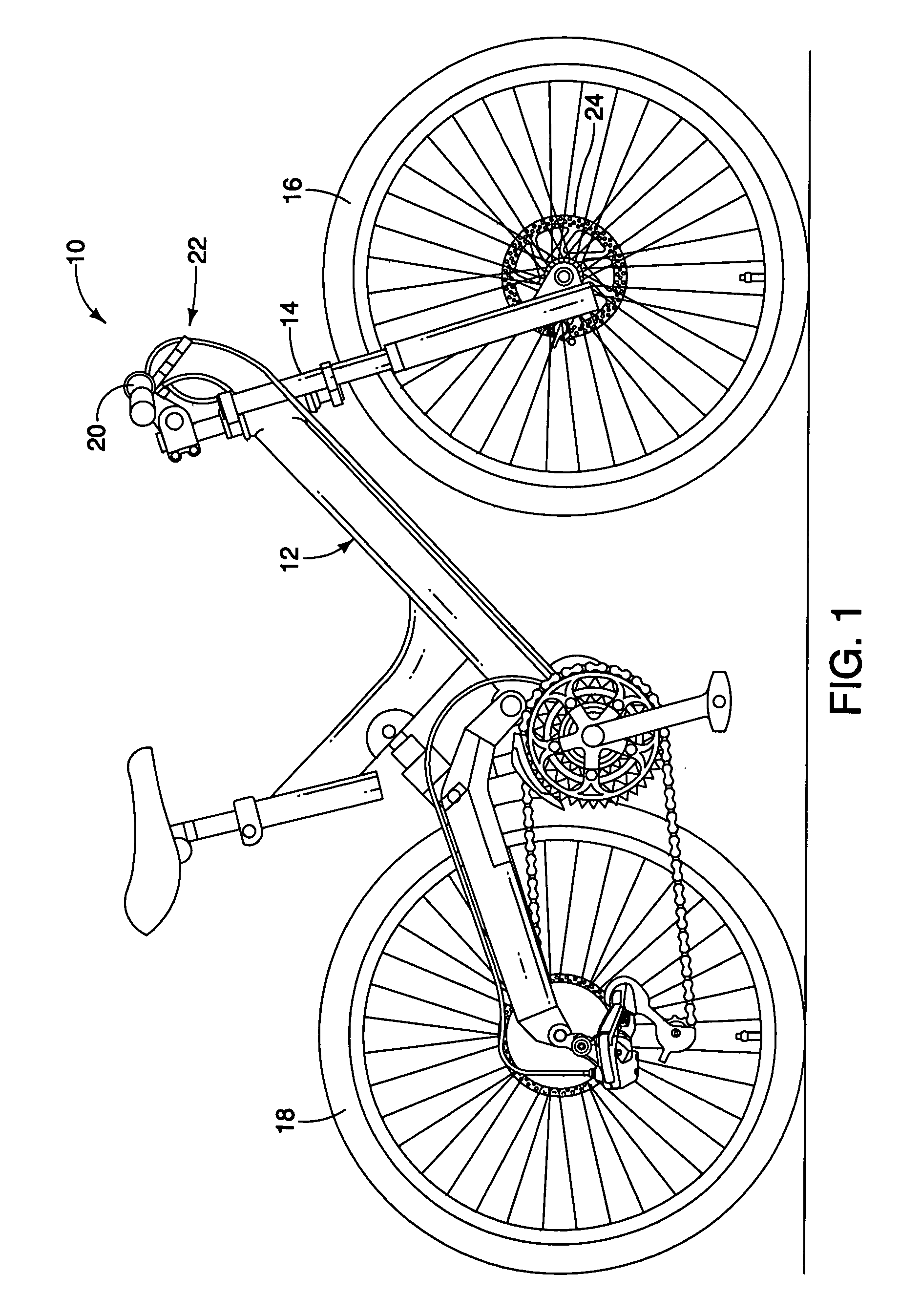 Bicycle hydraulic brake actuation device