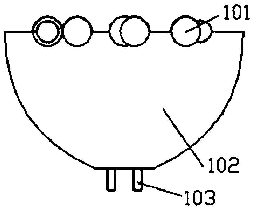 Intelligent stage lotus art lamp capable of reducing wireless control delay