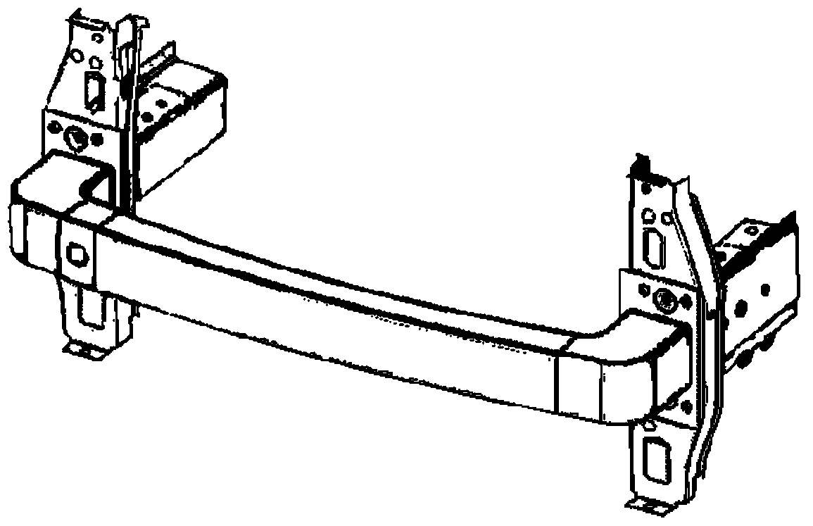 Vehicle bumper structure optimization method based on particle swarm optimization algorithm