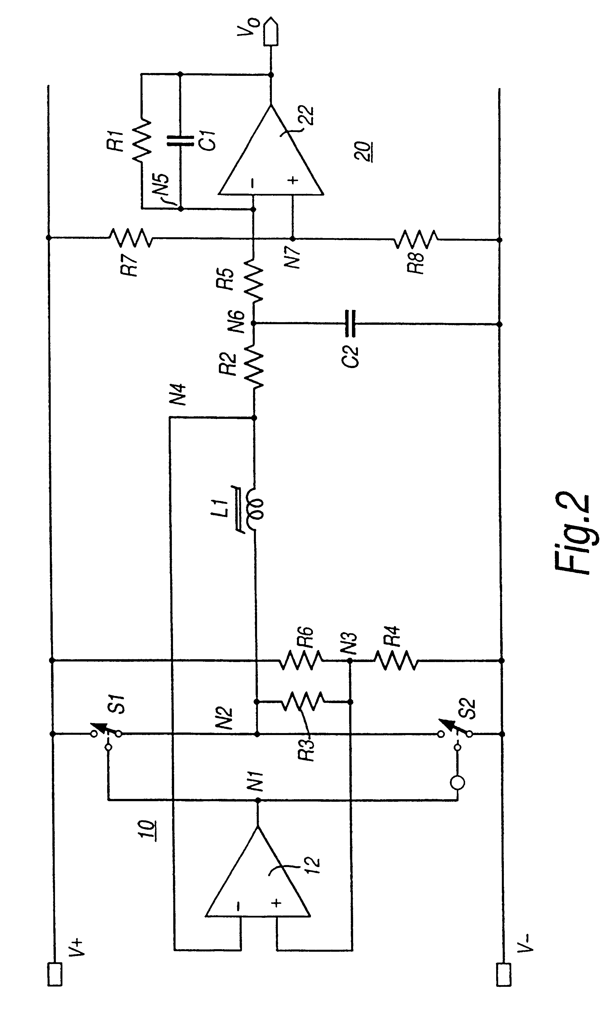 Conditioner circuit for magnetic field sensor