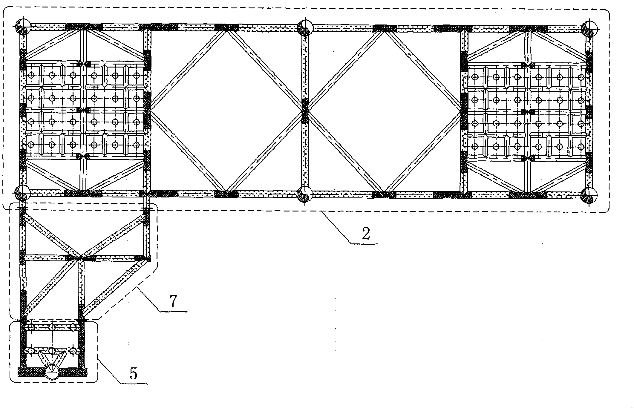 Method for increasing well slots without stopping production on offshore petroleum platform