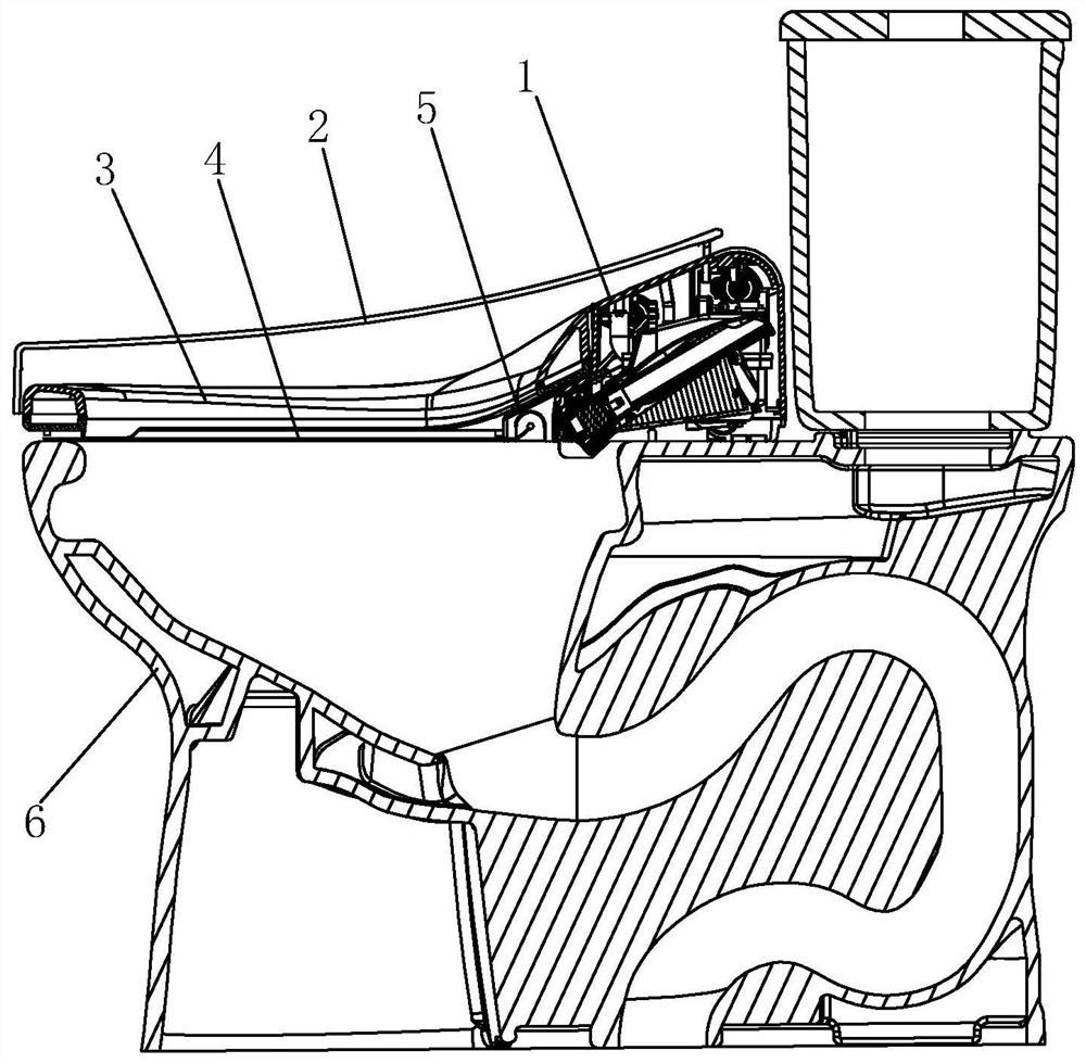 Electronic toilet seat cover, intelligent toilet seat and environment pollution prevention method thereof