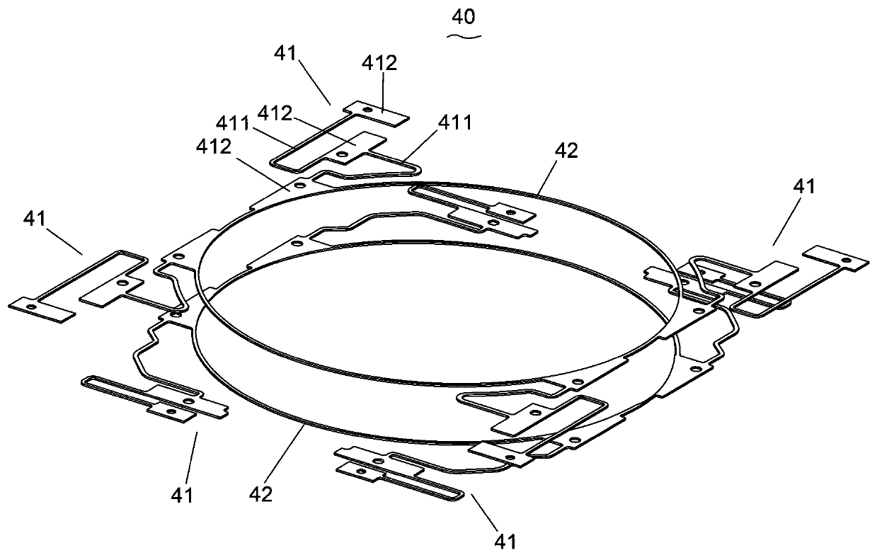 Actuating motor device and camera assembly