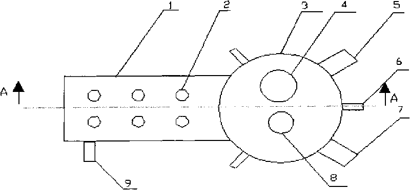 Method and device for extracting iron from melted reduced nickel slag