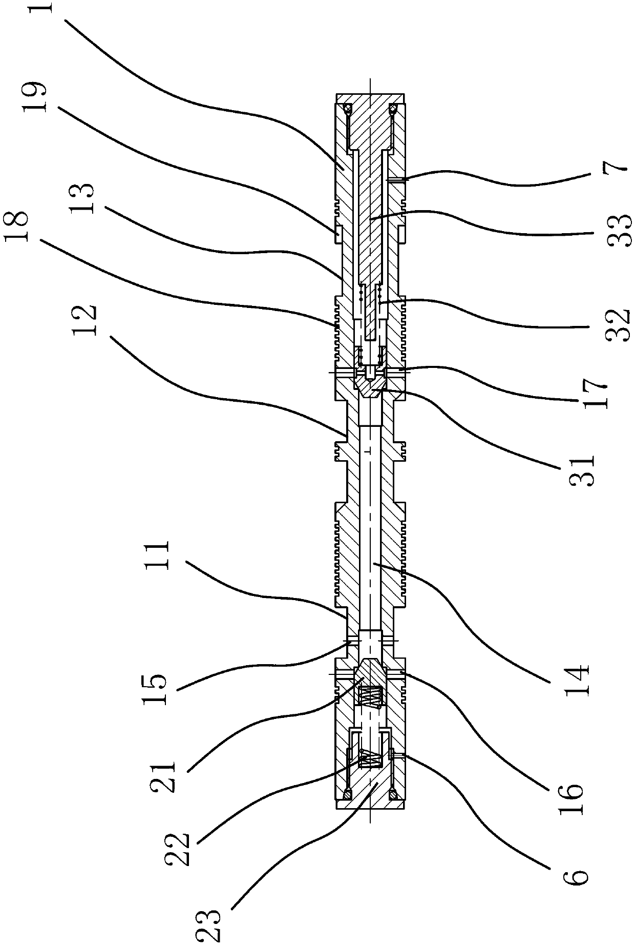 Valve rod of multi-path valve and multi-path valve with valve rod