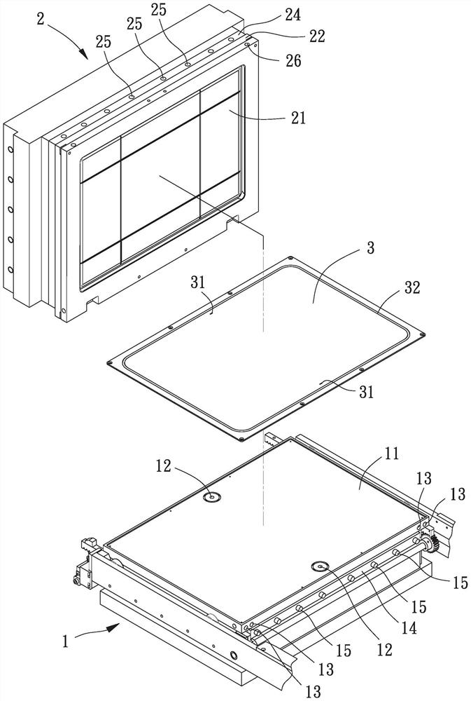 Vacuum pressing machine