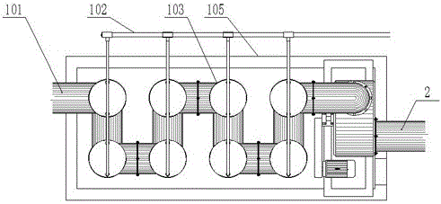 Waste incineration fume treatment system