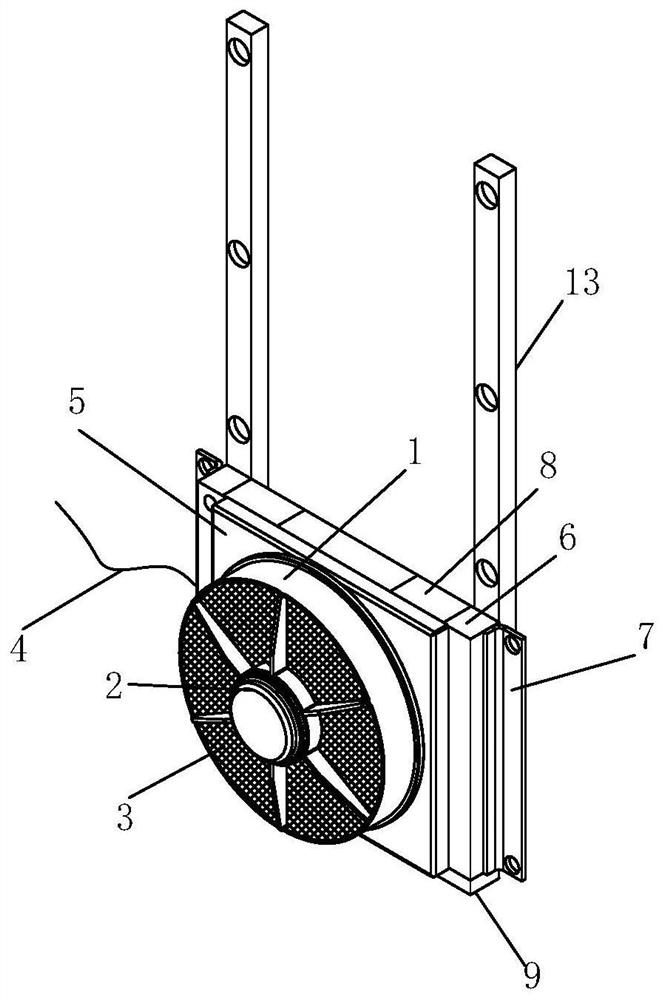 Efficient heat dissipation structure for solar inverter