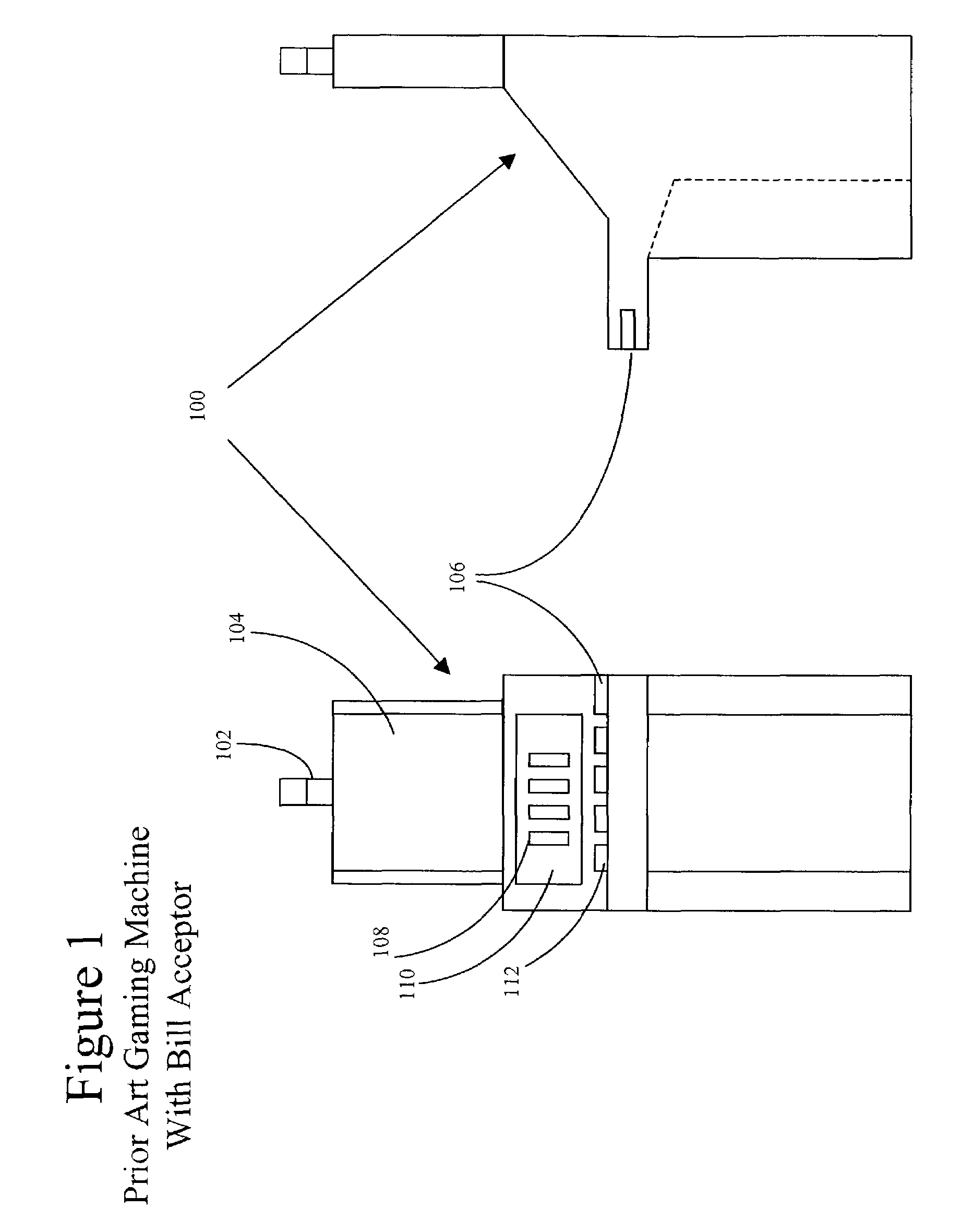 Combination fingerprint reader and I/O devices for gaming machines