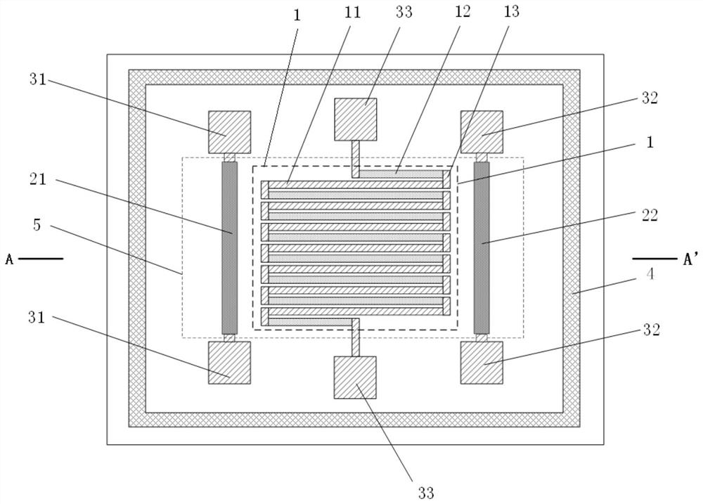 MEMS flow sensor and preparation method thereof