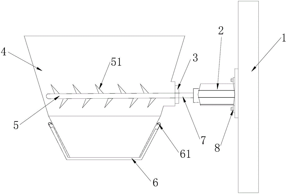 Filter residue crushing mechanism of filter press