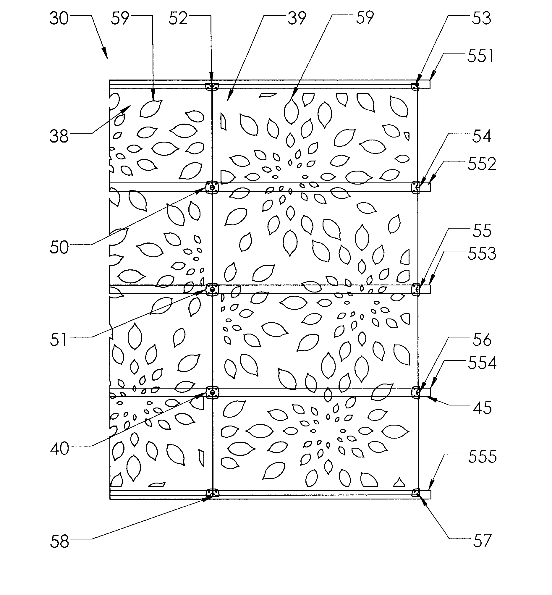 Architectural panel support