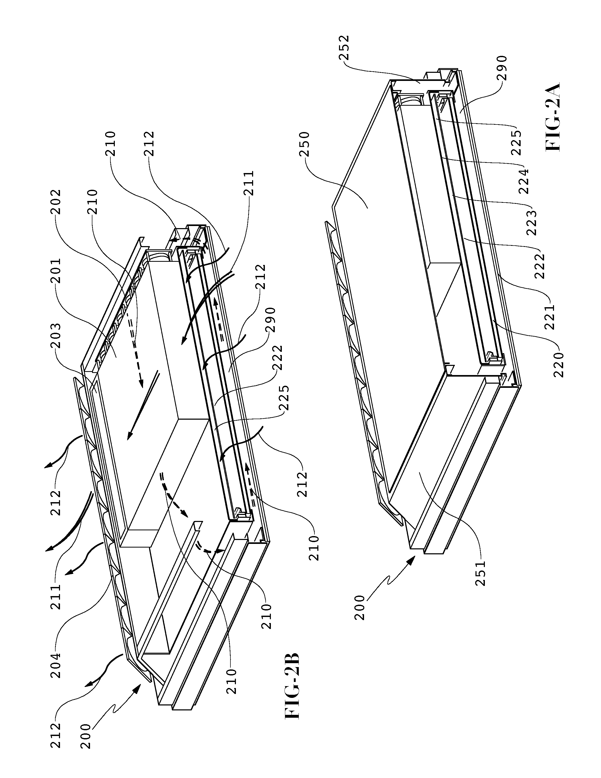 Heat exchanger for an electronic display