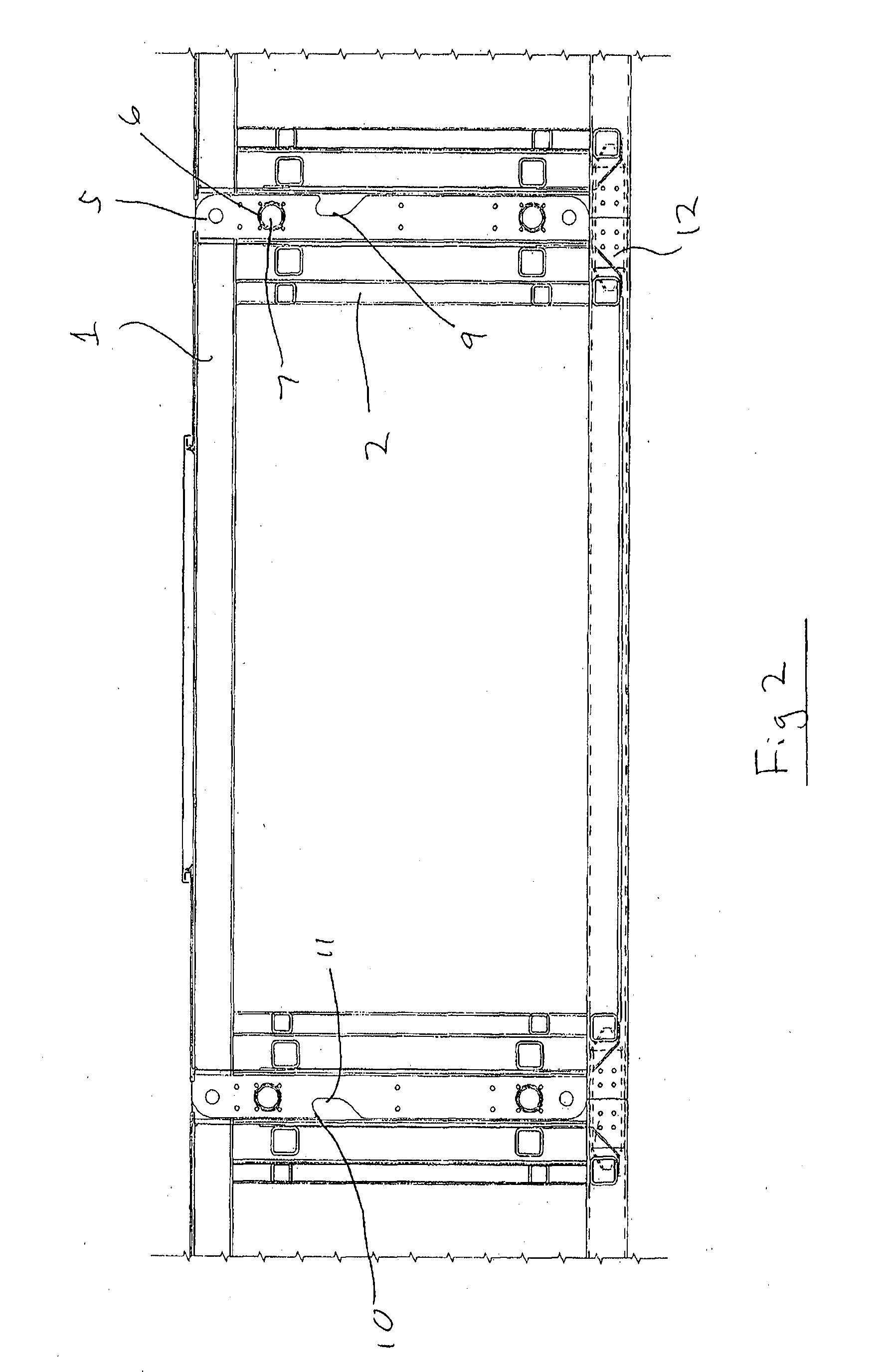 Modular skid frame