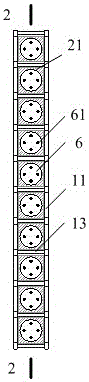 Integrated tuned mass damping wall