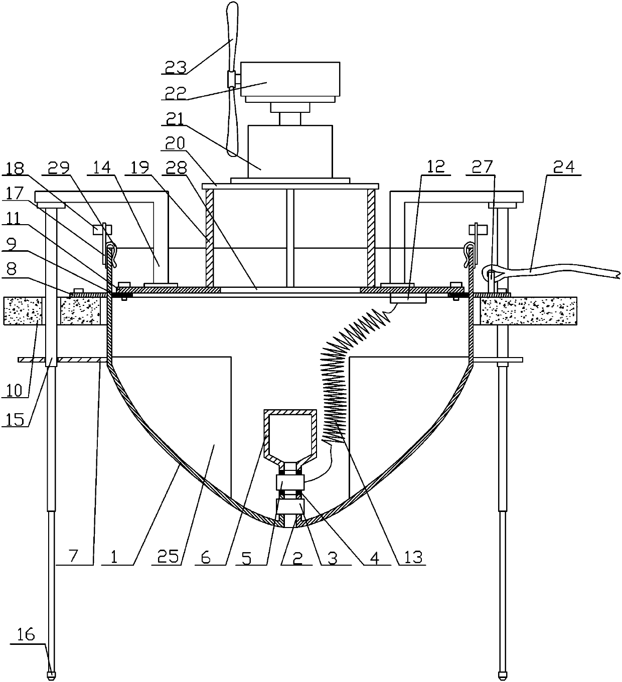 Intelligent water quality sampling device and method in complex lake reservoir water environment