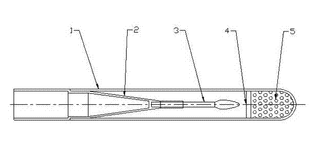 Biological detection material collection and storage device