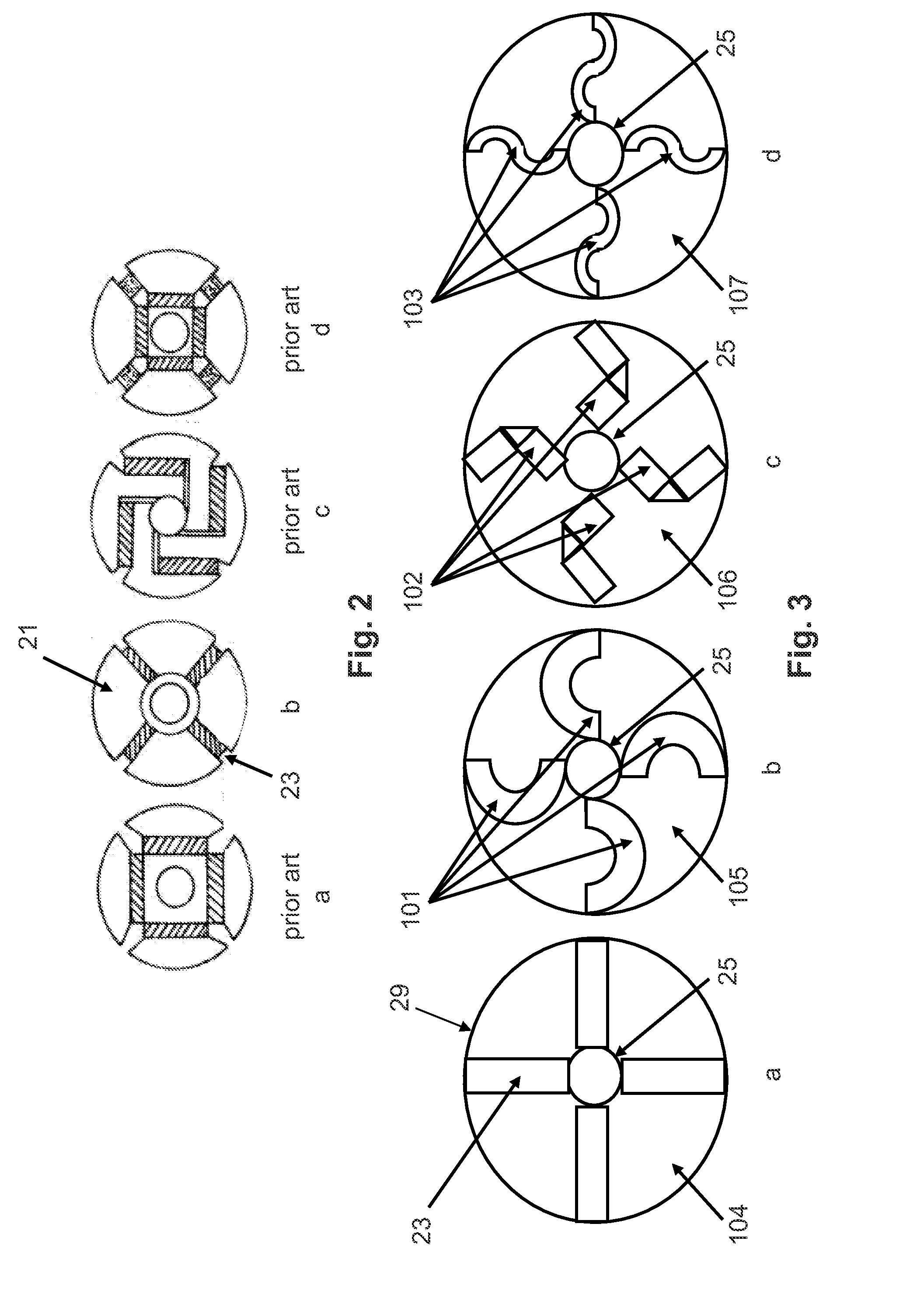 Brushless DC motor with permanent magnet rotor