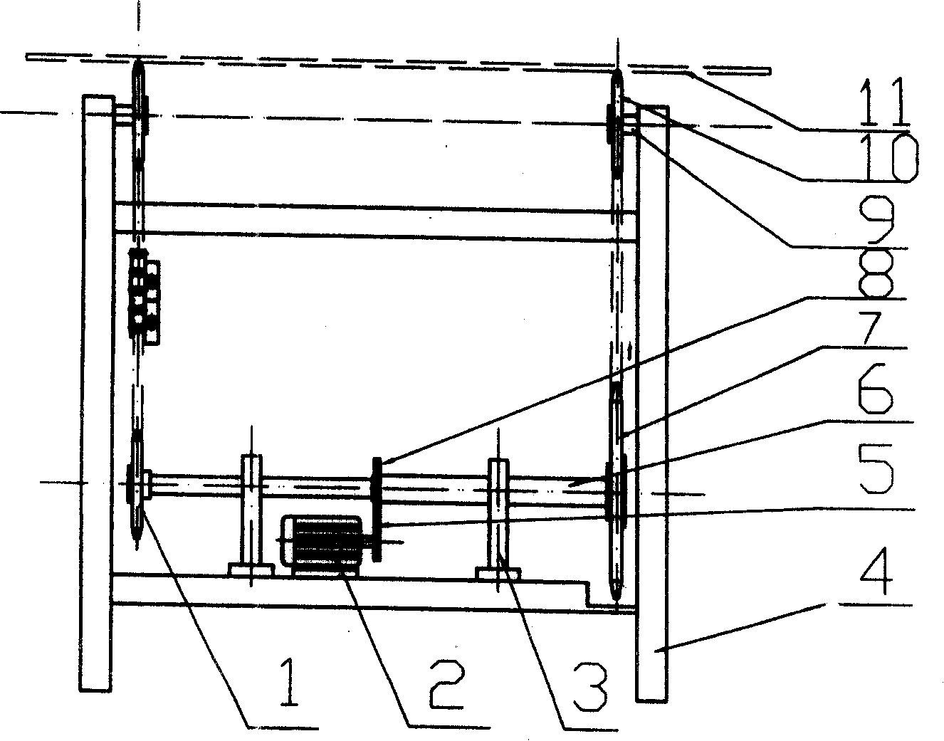 Cornering machine for glass tube transportation