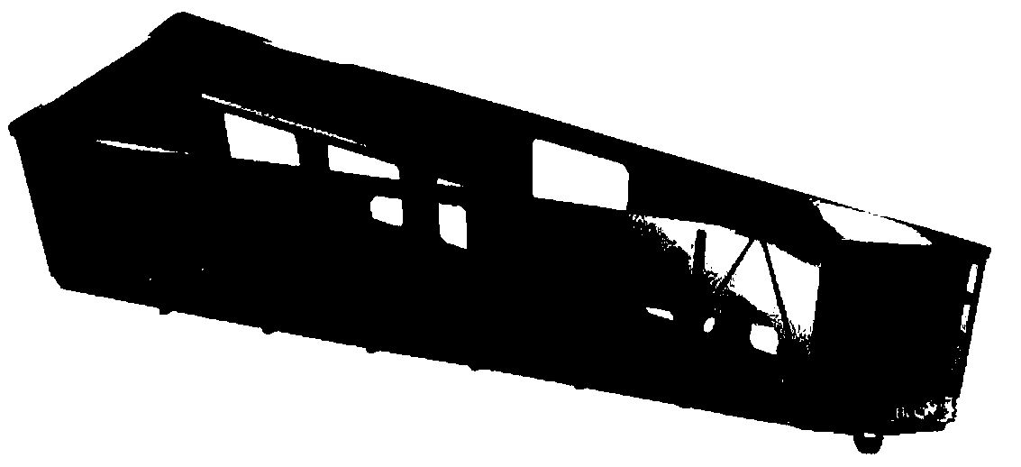 Evaluation method, device and system for fatigue life of weld joint of wagon body