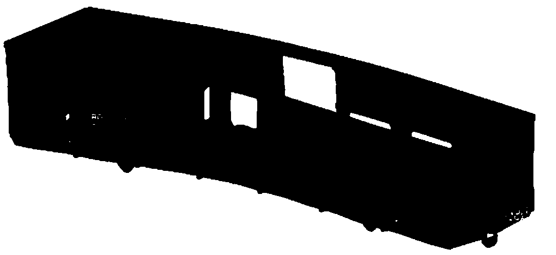 Evaluation method, device and system for fatigue life of weld joint of wagon body