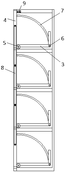 Wooden turnable cabinet