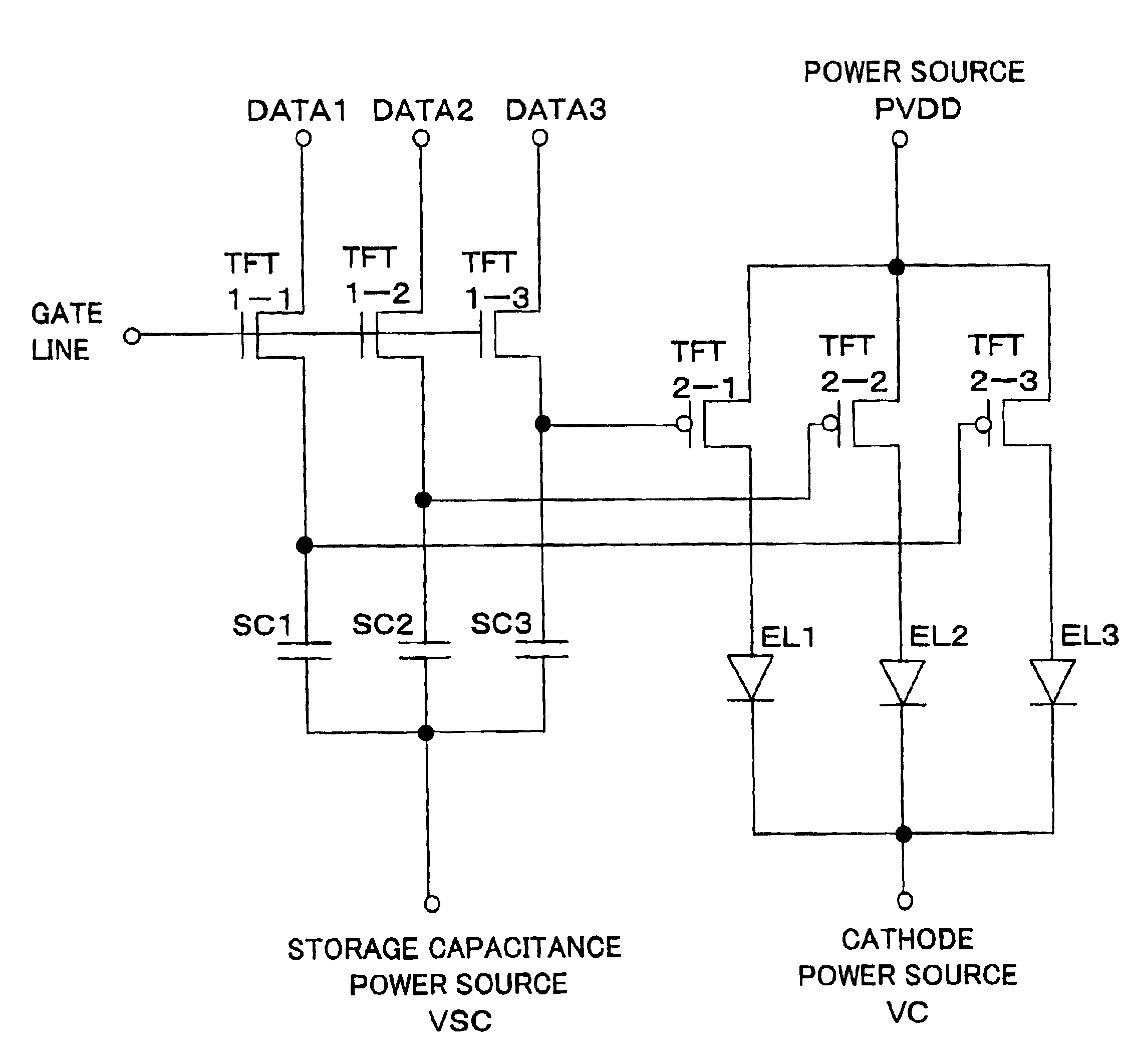 Organic EL circuit