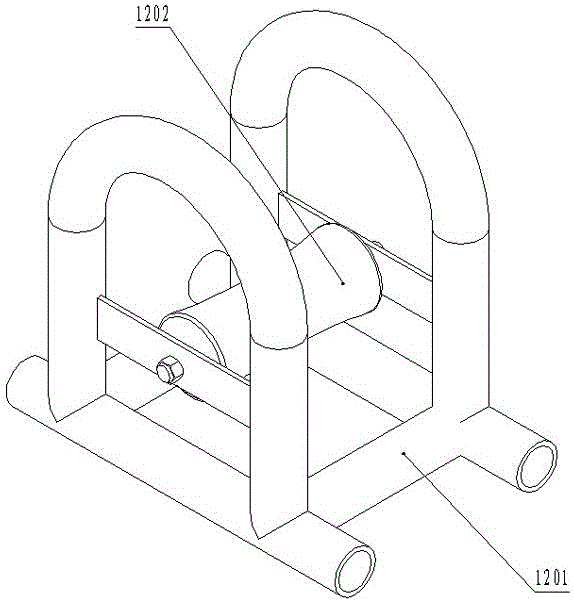 Long-distance intertidal zone submarine cable landing laying construction method and system