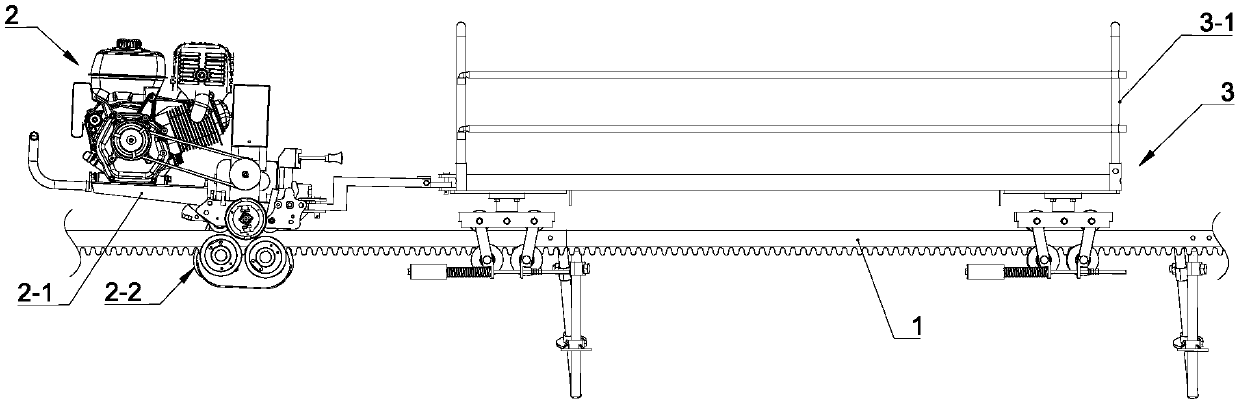 A method of building a mountain orchard transportation system