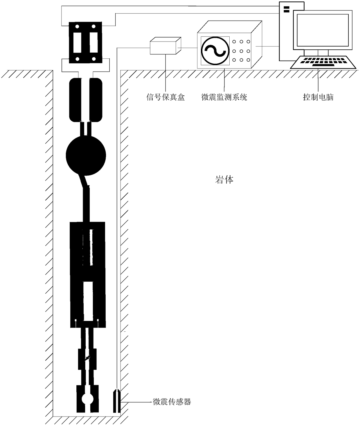 A mechanical microseismic source and monitoring system and method of use