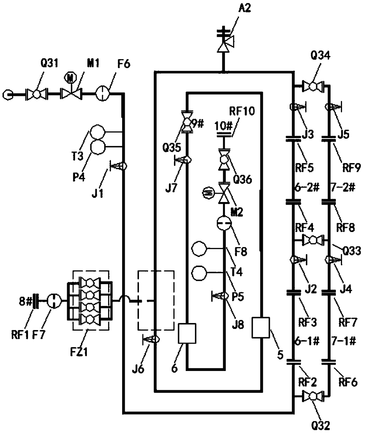 Three-dimensional multi-layer oil and gas pipeline safety detecting system