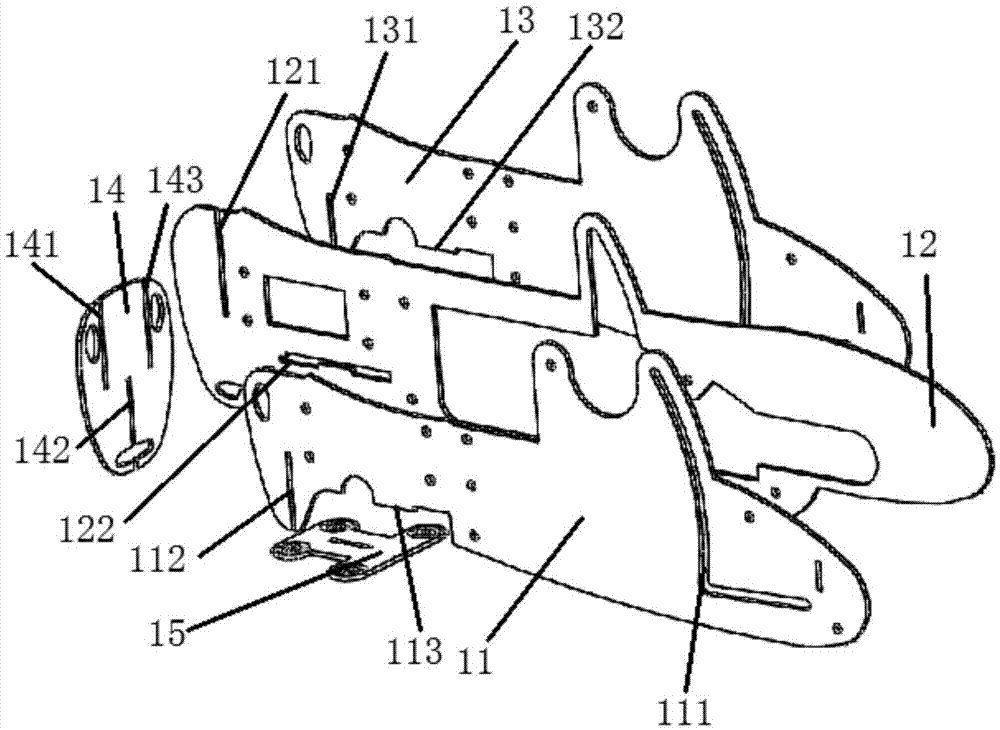 Bionic locust jumping robot with buffer performance