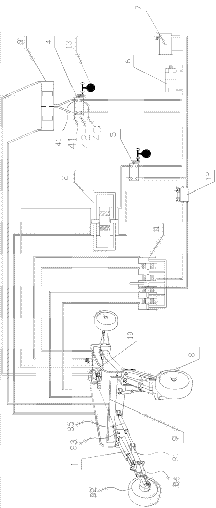 Multi-functional walking excavator