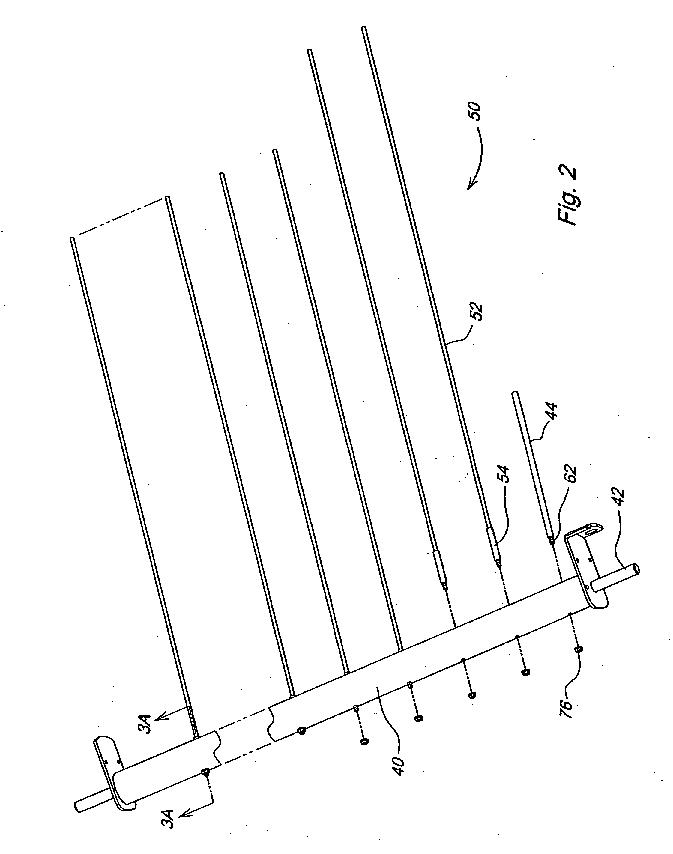 Wind screen hold down attachment